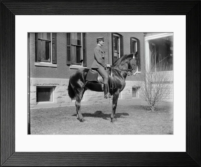 Framed Print : 2nd Lt. Joe R. Brabson, 3rd Field Artillery, U.S.A. at Fort Myer, 1911. Creator: Harris & Ewing. 2nd Lt. Joe R. Brabson, 3rd Field Artillery, U.S.A. at Fort Myer, 1911. Creator: Harris & Ewing Framed Print : 2nd Lt. Joe R. Brabson, 3rd Field Artillery, U.S.A. at Fort Myer, 1911. Creator: Harris & Ewing. 2nd Lt. Joe R. Brabson, 3rd Field Artillery, U.S.A. at Fort Myer, 1911. Creator: Harris & Ewing