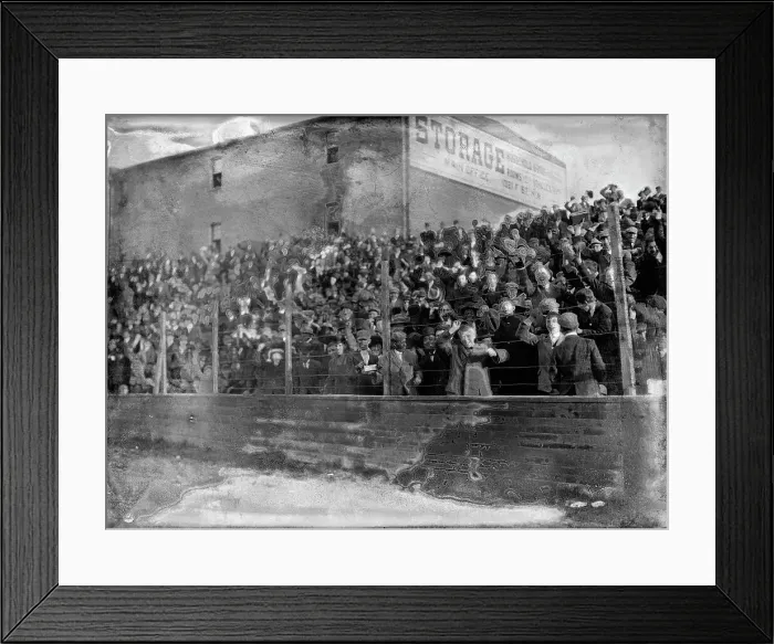 Framed Print : Baseball, Professional - View During Game, 1911. Creator: Harris & Ewing. Baseball, Professional - View During Game, 1911. Creator: Harris & Ewing Framed Print : Baseball, Professional - View During Game, 1911. Creator: Harris & Ewing. Baseball, Professional - View During Game, 1911. Creator: Harris & Ewing