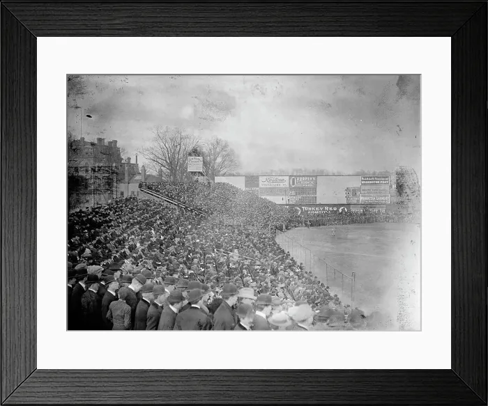 Framed Print : Baseball, Professional - View During Game, 1911. Creator: Harris & Ewing. Baseball, Professional - View During Game, 1911. Creator: Harris & Ewing Framed Print : Baseball, Professional - View During Game, 1911. Creator: Harris & Ewing. Baseball, Professional - View During Game, 1911. Creator: Harris & Ewing