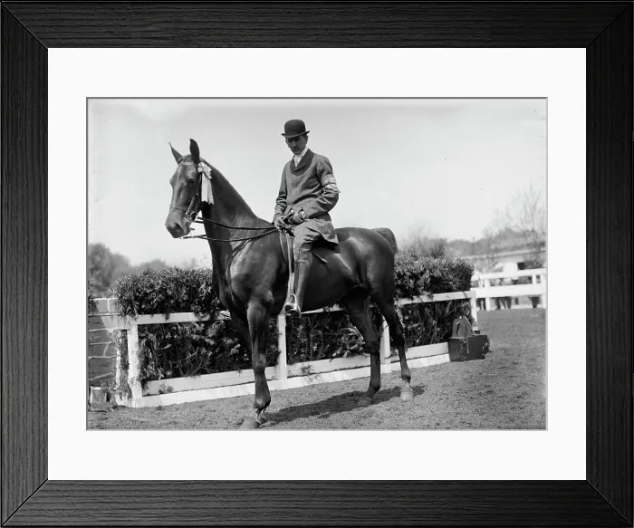 Framed Print : Horse Shows - Julian Morris, 1911. Creator: Harris & Ewing. Horse Shows - Julian Morris, 1911. Creator: Harris & Ewing Framed Print : Horse Shows - Julian Morris, 1911. Creator: Harris & Ewing. Horse Shows - Julian Morris, 1911. Creator: Harris & Ewing
