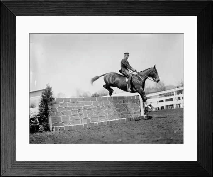 Framed Print : Horse Show - Hurdling. Johnston, Gordon, 1st Lt. U.S.A. 7th Cavalry, 1911. Creator: Harris & Ewing. Horse Show - Hurdling. Johnston, Gordon, 1st Lt. U.S.A. 7th Cavalry, 1911. Creator: Harris & Ewing Framed Print : Horse Show - Hurdling. Johnston, Gordon, 1st Lt. U.S.A. 7th Cavalry, 1911. Creator: Harris & Ewing. Horse Show - Hurdling. Johnston, Gordon, 1st Lt. U.S.A. 7th Cavalry, 1911. Creator: Harris & Ewing