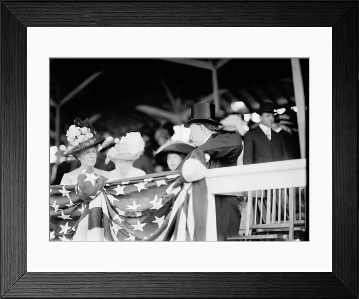 Framed Print : William Howard Taft And His Wife Helen Nellie Taft At Horse Show, 1911. Creator: Harris & Ewing. William Howard Taft And His Wife Helen Nellie Taft At Horse Show, 1911. Creator: Harris & Ewing Framed Print : William Howard Taft And His Wife Helen Nellie Taft At Horse Show, 1911. Creator: Harris & Ewing. William Howard Taft And His Wife Helen Nellie Taft At Horse Show, 1911. Creator: Harris & Ewing