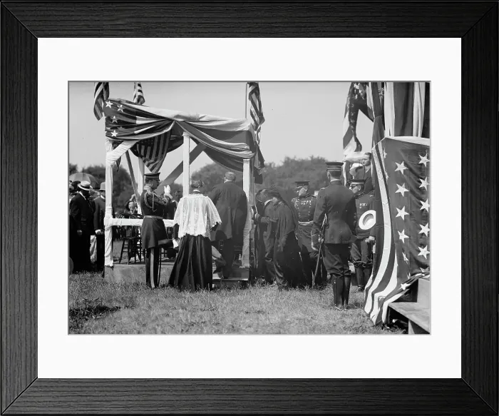 Framed Print : Military Field Mass By Holy Name Soc. of Roman Catholic Church, 1910. Creator: Harris & Ewing. Military Field Mass By Holy Name Soc. of Roman Catholic Church, 1910. Creator: Harris & Ewing Framed Print : Military Field Mass By Holy Name Soc. of Roman Catholic Church, 1910. Creator: Harris & Ewing. Military Field Mass By Holy Name Soc. of Roman Catholic Church, 1910. Creator: Harris & Ewing