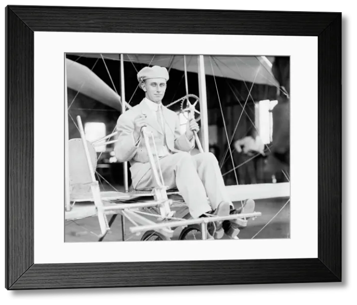 Framed Print : Wright Brothers Airplane, Etc - Harry Atwood, 1911. Creator: Harris & Ewing. Wright Brothers Airplane, Etc - Harry Atwood, 1911. Creator: Harris & Ewing Framed Print : Wright Brothers Airplane, Etc - Harry Atwood, 1911. Creator: Harris & Ewing. Wright Brothers Airplane, Etc - Harry Atwood, 1911. Creator: Harris & Ewing