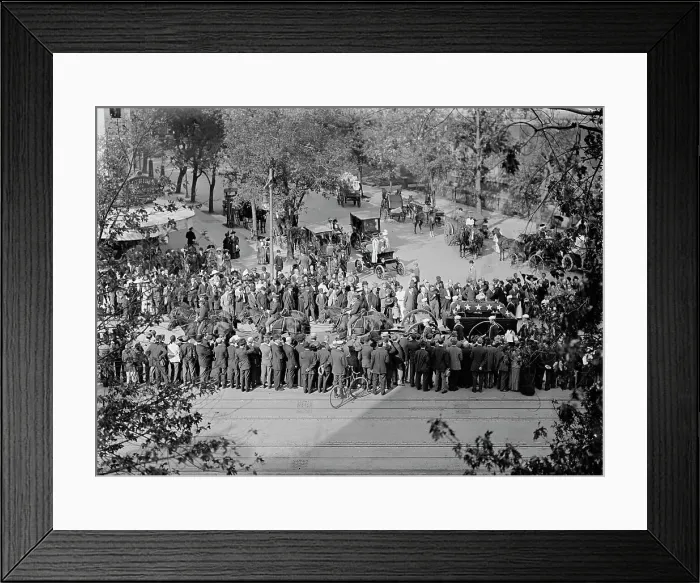 Framed Print : Schley, Winfield Scott, Rear Admiral, U.S.N. - Funeral, St. John's Church. Procession, 1911. Creator: Harris & Ewing. Schley, Winfield Scott, Rear Admiral, U.S.N. - Funeral, St. John's Church. Procession, 1911. Creator: Harris & Ewing Framed Print : Schley, Winfield Scott, Rear Admiral, U.S.N. - Funeral, St. John's Church. Procession, 1911. Creator: Harris & Ewing. Schley, Winfield Scott, Rear Admiral, U.S.N. - Funeral, St. John's Church. Procession, 1911. Creator: Harris & Ewing