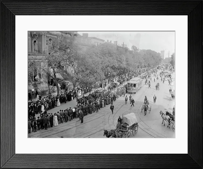 Framed Print : Schley, Winfield Scott, Rear Admiral, U.S.N. - Funeral, St. John's Church. Procession, 1911. Creator: Harris & Ewing. Schley, Winfield Scott, Rear Admiral, U.S.N. - Funeral, St. John's Church. Procession, 1911. Creator: Harris & Ewing Framed Print : Schley, Winfield Scott, Rear Admiral, U.S.N. - Funeral, St. John's Church. Procession, 1911. Creator: Harris & Ewing. Schley, Winfield Scott, Rear Admiral, U.S.N. - Funeral, St. John's Church. Procession, 1911. Creator: Harris & Ewing