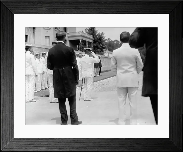 Framed Print : Admiral Togo at the U.S. Naval Academy, Annapolis, Maryland, 1911. Creator: Harris & Ewing. Admiral Togo at the U.S. Naval Academy, Annapolis, Maryland, 1911. Creator: Harris & Ewing Framed Print : Admiral Togo at the U.S. Naval Academy, Annapolis, Maryland, 1911. Creator: Harris & Ewing. Admiral Togo at the U.S. Naval Academy, Annapolis, Maryland, 1911. Creator: Harris & Ewing