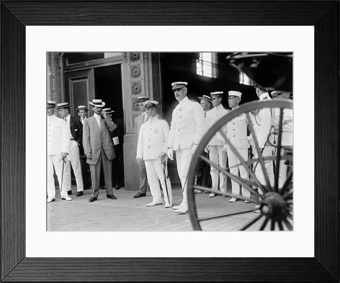 Framed Print : Marshal-Admiral the Marquis Togo Heihachiro and Captain John H. Gibbons...Annapolis, Maryland, 1911. Creator: Harris & Ewing. Marshal-Admiral the Marquis Togo Heihachiro and Captain John H. Gibbons...Annapolis, Maryland, 1911 Framed Print : Marshal-Admiral the Marquis Togo Heihachiro and Captain John H. Gibbons...Annapolis, Maryland, 1911. Creator: Harris & Ewing. Marshal-Admiral the Marquis Togo Heihachiro and Captain John H. Gibbons...Annapolis, Maryland, 1911