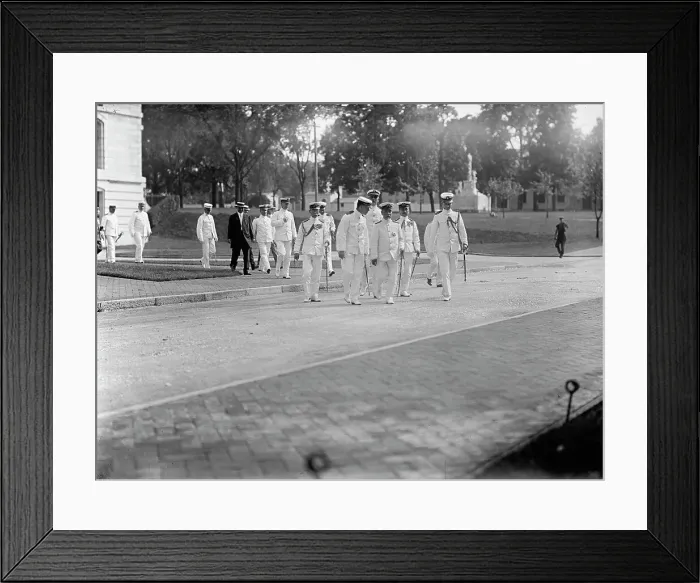 Framed Print : Marshal-Admiral...Togo Heihachiro and Captain John H. Gibbons, U.S.Navy, Annapolis, Maryland, 1911. Creator: Harris & Ewing. Marshal-Admiral...Togo Heihachiro and Captain John H. Gibbons, U.S.Navy, Annapolis, Maryland, 1911 Framed Print : Marshal-Admiral...Togo Heihachiro and Captain John H. Gibbons, U.S.Navy, Annapolis, Maryland, 1911. Creator: Harris & Ewing. Marshal-Admiral...Togo Heihachiro and Captain John H. Gibbons, U.S.Navy, Annapolis, Maryland, 1911