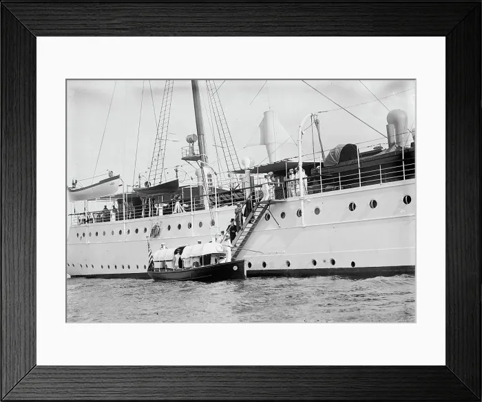 Framed Print : Admiral Togo visits the U.S.S. Mayflower, 1911. Creator: Harris & Ewing. Admiral Togo visits the U.S.S. Mayflower, 1911. Creator: Harris & Ewing Framed Print : Admiral Togo visits the U.S.S. Mayflower, 1911. Creator: Harris & Ewing. Admiral Togo visits the U.S.S. Mayflower, 1911. Creator: Harris & Ewing