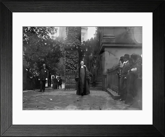 Framed Print : Justice Harlan, Funeral - Radcliffe, Dr. Wallace, Pastor, New York Avenue Presbyterian Church, 1911. Creator: Harris & Ewing. Justice Harlan, Funeral - Radcliffe, Dr. Wallace, Pastor, New York Avenue Presbyterian Church, 1911 Framed Print : Justice Harlan, Funeral - Radcliffe, Dr. Wallace, Pastor, New York Avenue Presbyterian Church, 1911. Creator: Harris & Ewing. Justice Harlan, Funeral - Radcliffe, Dr. Wallace, Pastor, New York Avenue Presbyterian Church, 1911