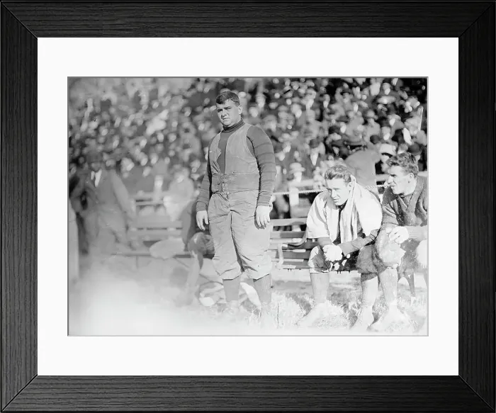 Framed Print : Football - Georgetown University Game, 1911. Creator: Harris & Ewing. Football - Georgetown University Game, 1911. Creator: Harris & Ewing Framed Print : Football - Georgetown University Game, 1911. Creator: Harris & Ewing. Football - Georgetown University Game, 1911. Creator: Harris & Ewing