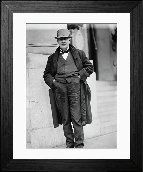 Framed Print : Thomas A. Edison, 1911. Creator: Harris & Ewing. Thomas A. Edison, 1911. Creator: Harris & Ewing Framed Print : Thomas A. Edison, 1911. Creator: Harris & Ewing. Thomas A. Edison, 1911. Creator: Harris & Ewing