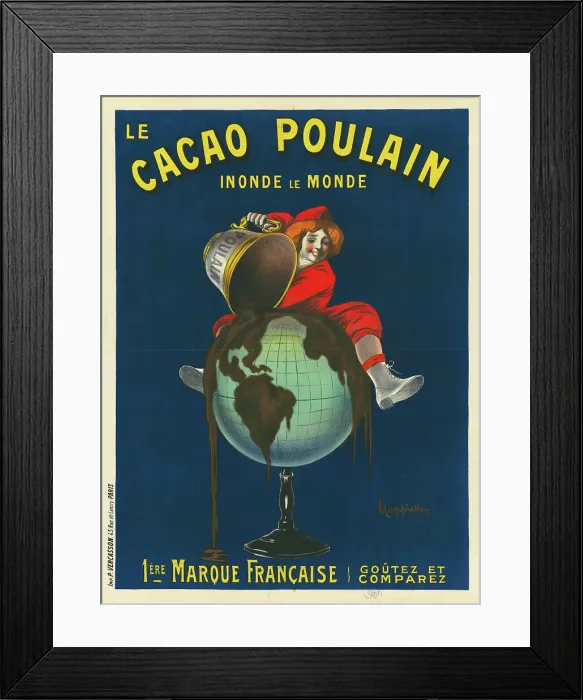 Framed Print : Cacao Poulain, 1911. Creator: Cappiello, Leonetto (1875-1942) Framed Print : Cacao Poulain, 1911. Creator: Cappiello, Leonetto (1875-1942)