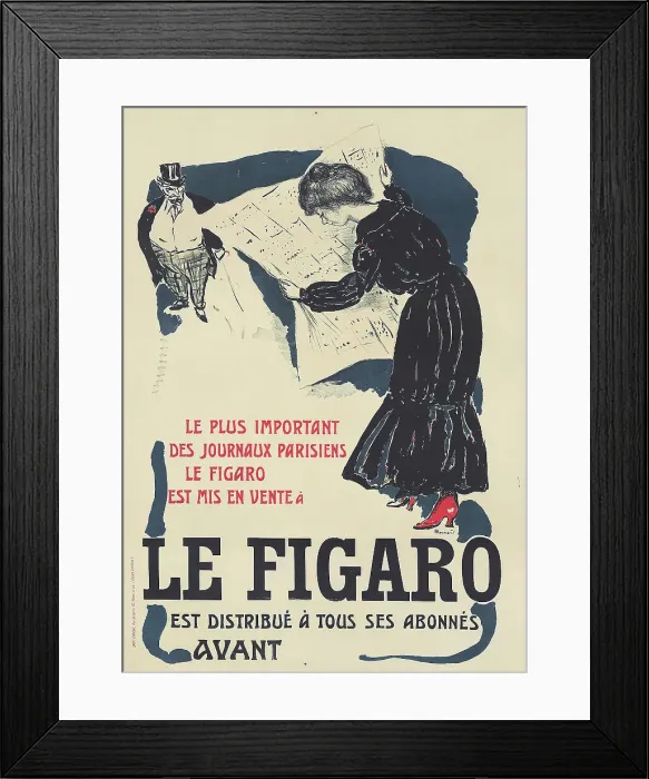 Framed Print : Le Figaro, 1903. Creator: Bonnard, Pierre (1867-1947) Framed Print : Le Figaro, 1903. Creator: Bonnard, Pierre (1867-1947)