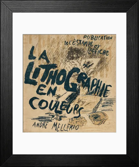 Framed Print : André Mellerio. La lithographie originale en couleurs, 1898. Creator: Bonnard, Pierre (1867-1947) Framed Print : André Mellerio. La lithographie originale en couleurs, 1898. Creator: Bonnard, Pierre (1867-1947)