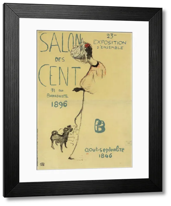 Framed Print : Salon des Cent, 1896. Creator: Bonnard, Pierre (1867-1947) Framed Print : Salon des Cent, 1896. Creator: Bonnard, Pierre (1867-1947)