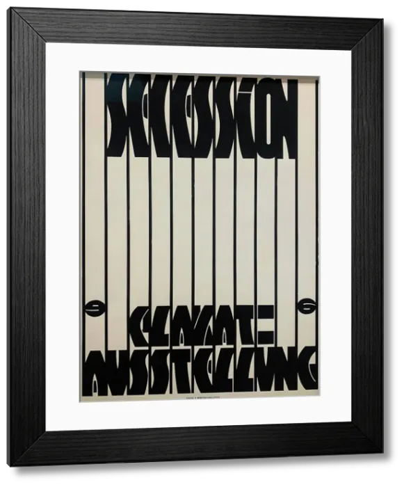 Framed Print : Secession Plakat Ausstellung (Secession poster exhibition), 1912. Creator: Eck, Ernst (1879-1941) Framed Print : Secession Plakat Ausstellung (Secession poster exhibition), 1912. Creator: Eck, Ernst (1879-1941)