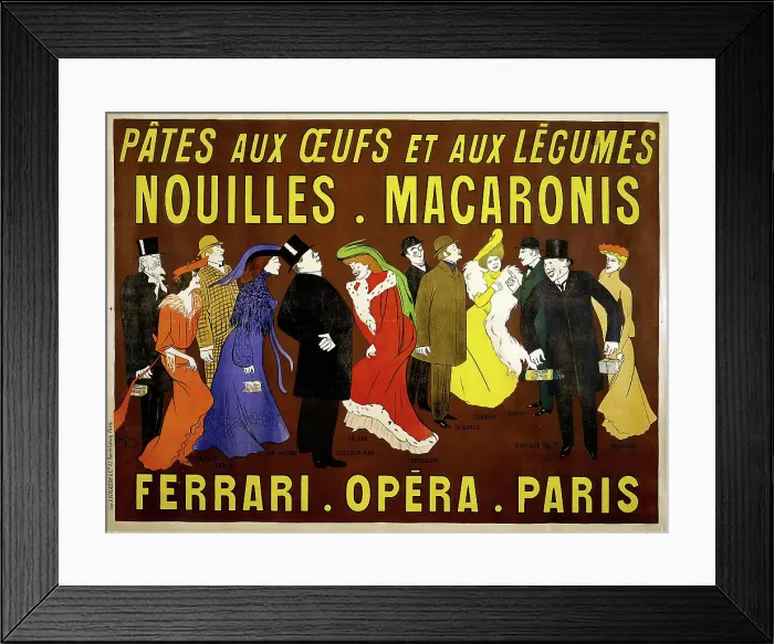 Framed Print : Nouilles. Macaronis, ca 1902-1904. Creator: Cappiello, Leonetto (1875-1942) Framed Print : Nouilles. Macaronis, ca 1902-1904. Creator: Cappiello, Leonetto (1875-1942)