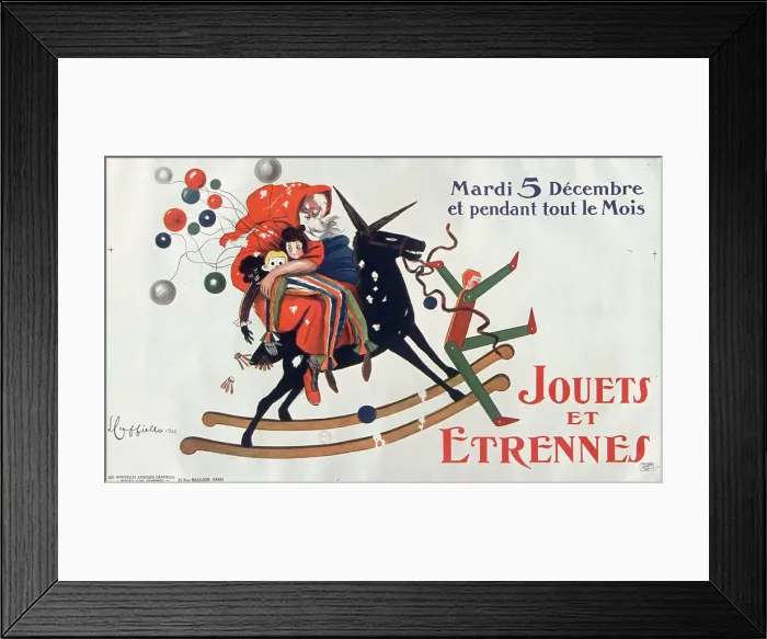 Framed Print : Jouets et étrennes, 1922. Creator: Cappiello, Leonetto (1875-1942) Framed Print : Jouets et étrennes, 1922. Creator: Cappiello, Leonetto (1875-1942)