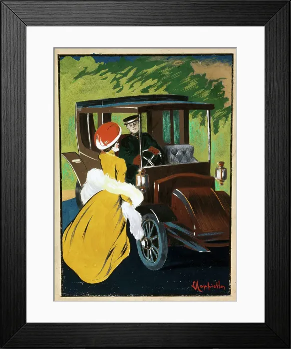 Framed Print : Automobiles Charron, c. 1906. Creator: Cappiello, Leonetto (1875-1942) Framed Print : Automobiles Charron, c. 1906. Creator: Cappiello, Leonetto (1875-1942)