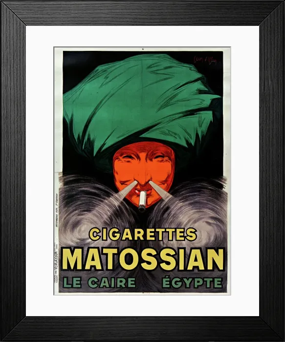 Framed Print : Cigarettes Matossian, 1926. Creator: Cappiello, Leonetto (1875-1942) Framed Print : Cigarettes Matossian, 1926. Creator: Cappiello, Leonetto (1875-1942)