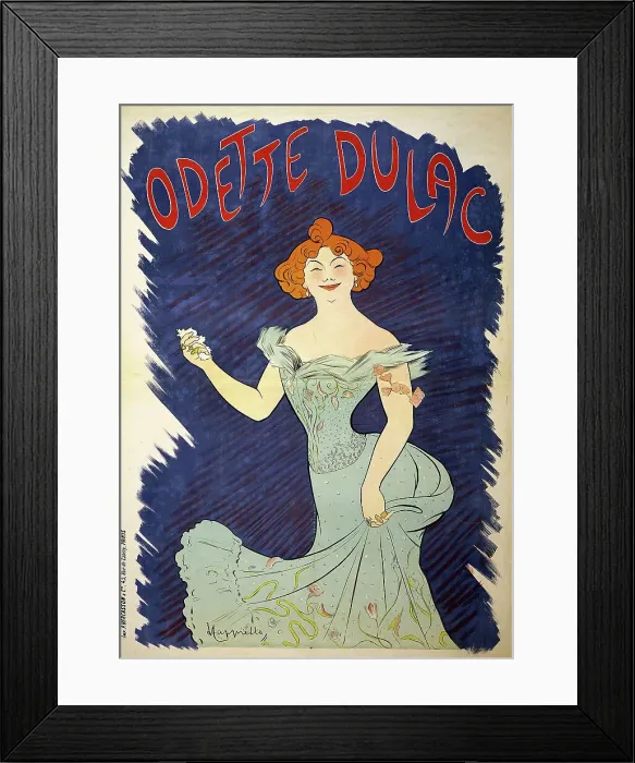 Framed Print : Odette Dulac, 1903. Creator: Cappiello, Leonetto (1875-1942) Framed Print : Odette Dulac, 1903. Creator: Cappiello, Leonetto (1875-1942)