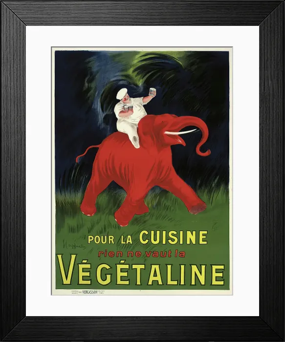 Framed Print : Végétaline. Creator: Cappiello, Leonetto (1875-1942) Framed Print : Végétaline. Creator: Cappiello, Leonetto (1875-1942)