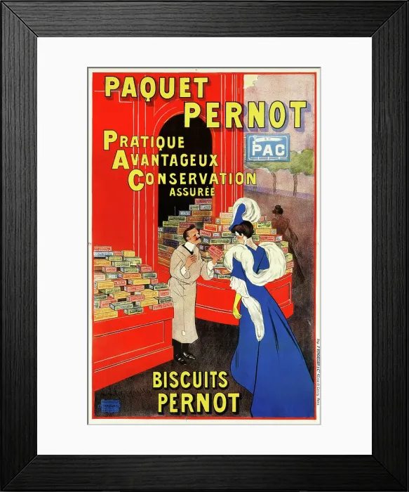 Framed Print : Paquet Pernot, 1912. Creator: Cappiello, Leonetto (1875-1942) Framed Print : Paquet Pernot, 1912. Creator: Cappiello, Leonetto (1875-1942)