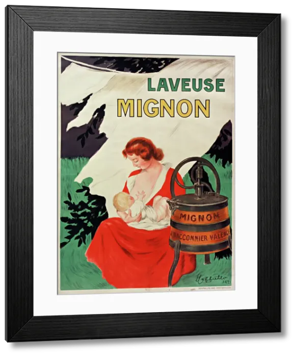 Framed Print : Laveuse Mignon, 1921. Creator: Cappiello, Leonetto (1875-1942) Framed Print : Laveuse Mignon, 1921. Creator: Cappiello, Leonetto (1875-1942)