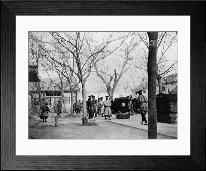 Framed Print : China. Buildings, 1913. Creator: Harris & Ewing. China. Buildings, 1913. Creator: Harris & Ewing