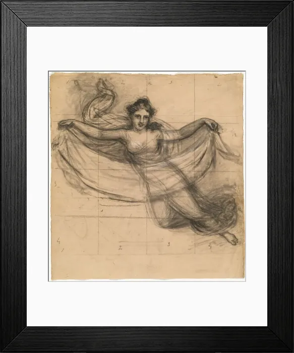 Framed Print : A Muse, 1815 / 1818. Creator: John Vanderlyn Framed Print : A Muse, 1815 / 1818. Creator: John Vanderlyn