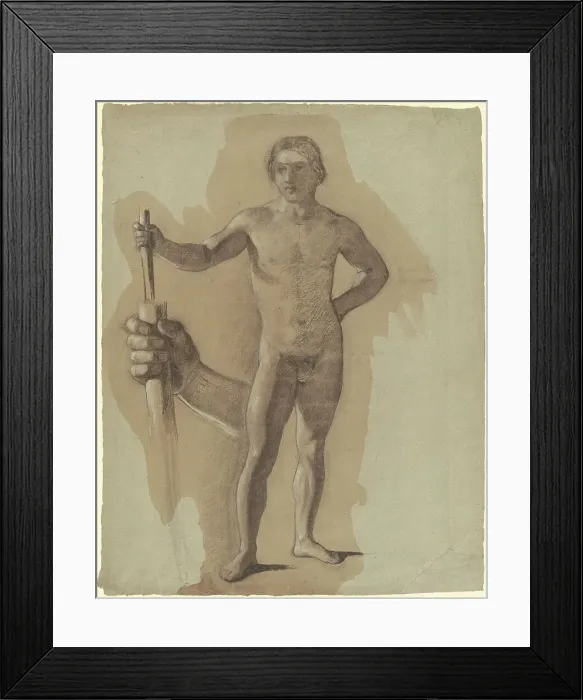 Framed Print : Study for The Landing of Columbus, c. 1842. Creator: John Vanderlyn. Study for The Landing of Columbus, c. 1842. Creator: John Vanderlyn Framed Print : Study for The Landing of Columbus, c. 1842. Creator: John Vanderlyn. Study for The Landing of Columbus, c. 1842. Creator: John Vanderlyn