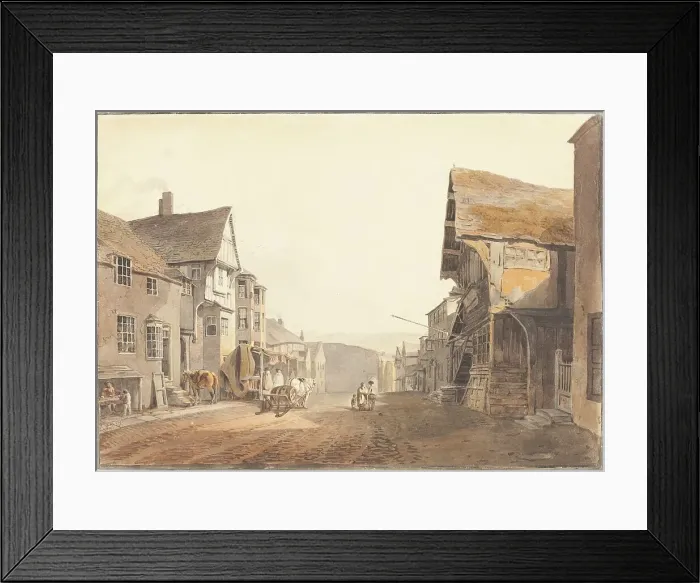 Framed Print : Conway in North Wales, 1803. Creator: John Varley I Framed Print : Conway in North Wales, 1803. Creator: John Varley I