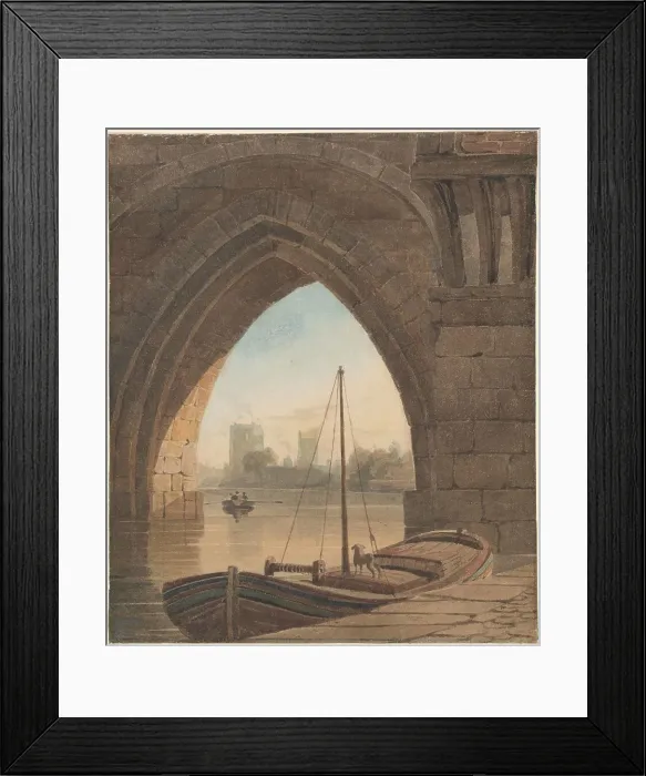 Framed Print : Looking under the Bridge. Creator: John Varley I Framed Print : Looking under the Bridge. Creator: John Varley I