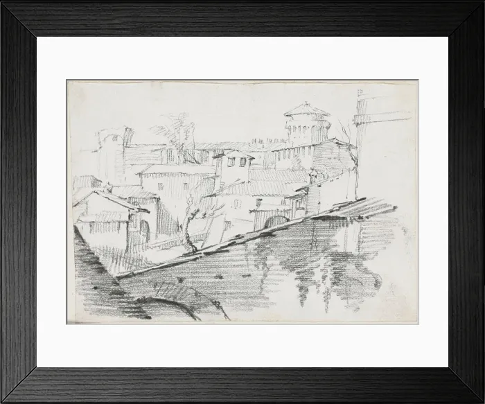 Framed Print : The Forno inside the Walls of the Vatican, 1744 / 1750. Creator: Joseph-Marie Vien the Elder Framed Print : The Forno inside the Walls of the Vatican, 1744 / 1750. Creator: Joseph-Marie Vien the Elder