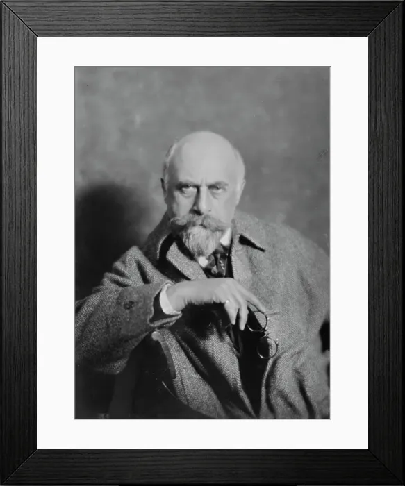Framed Print : Mr. Albert Sterner, portrait photograph, 1918 Feb. 8. Creator: Arnold Genthe Framed Print : Mr. Albert Sterner, portrait photograph, 1918 Feb. 8. Creator: Arnold Genthe