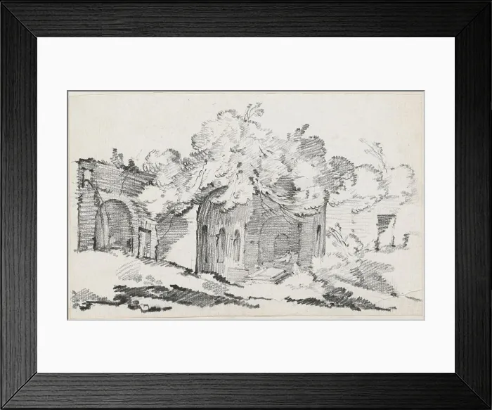 Framed Print : The Grotto of the Nymph Egeria, 1744 / 1750. Creator: Joseph-Marie Vien the Elder Framed Print : The Grotto of the Nymph Egeria, 1744 / 1750. Creator: Joseph-Marie Vien the Elder