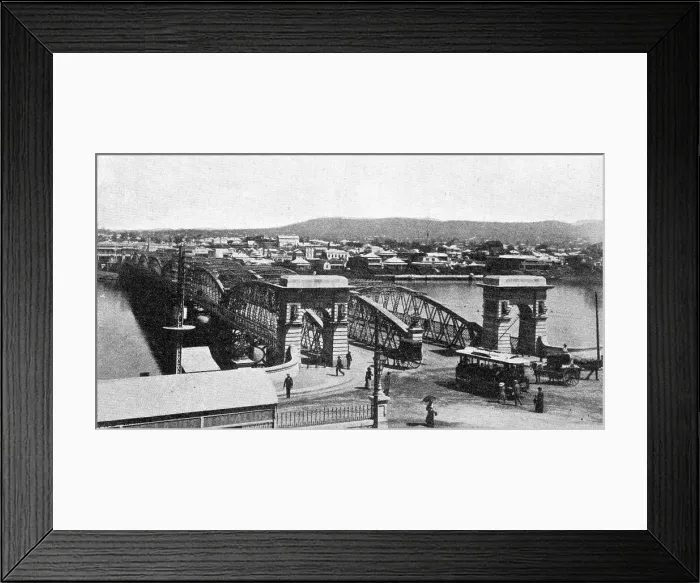Framed Print : Brisbane; Les Terres Du Pacifique, 1914. Creator: Unknown Framed Print : Brisbane; Les Terres Du Pacifique, 1914. Creator: Unknown