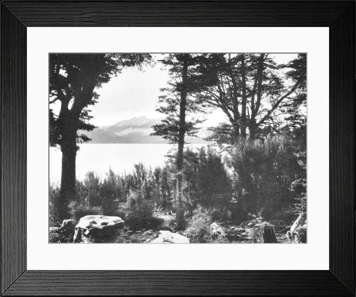 Framed Print : Le lac Manipori; Les Terres Du Pacifique, 1914. Creator: Unknown Framed Print : Le lac Manipori; Les Terres Du Pacifique, 1914. Creator: Unknown