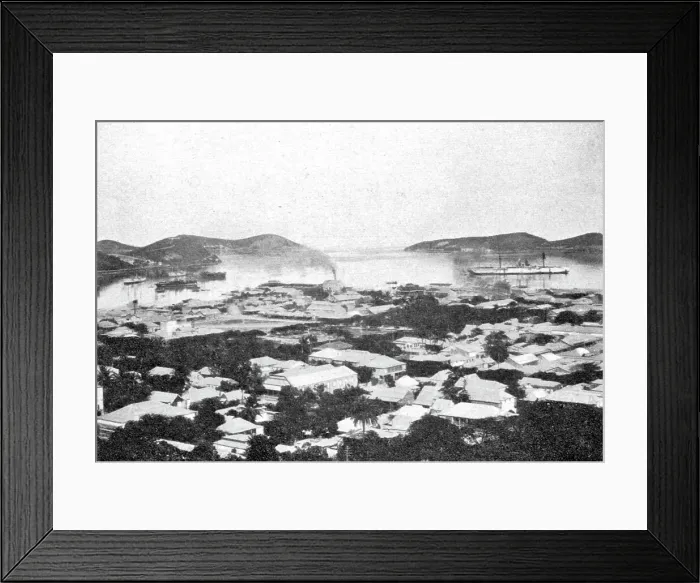Framed Print : Noumea. La grande passe; Les Terres Du Pacifique, 1914. Creator: Unknown Framed Print : Noumea. La grande passe; Les Terres Du Pacifique, 1914. Creator: Unknown