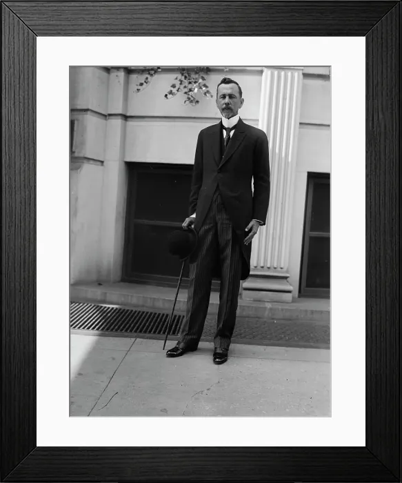 Framed Print : Dr. Lauro Muller, Minister of Foreign Affairs of Brazil - Envoy from Brazil To Return Visit...1917 Creator: Harris & Ewing. Dr. Lauro Muller, Minister of Foreign Affairs of Brazil - Envoy from Brazil To Return Visit...1917 Creator Framed Print : Dr. Lauro Muller, Minister of Foreign Affairs of Brazil - Envoy from Brazil To Return Visit...1917 Creator: Harris & Ewing. Dr. Lauro Muller, Minister of Foreign Affairs of Brazil - Envoy from Brazil To Return Visit...1917 Creator