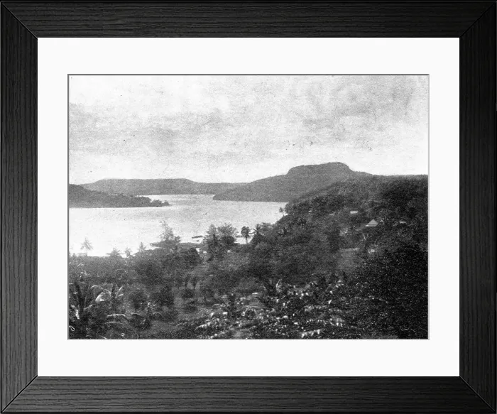 Framed Print : Le port de Vavaou (Fidji); Les Terres Du Pacifique, 1914. Creator: Unknown Framed Print : Le port de Vavaou (Fidji); Les Terres Du Pacifique, 1914. Creator: Unknown