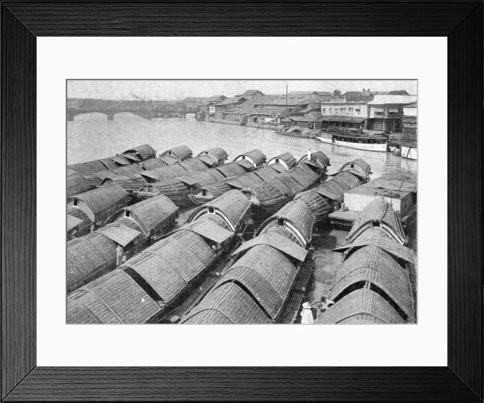 Framed Print : Le Pasig a Manille; Les Terres Du Pacifique, 1914. Creator: Unknown Framed Print : Le Pasig a Manille; Les Terres Du Pacifique, 1914. Creator: Unknown