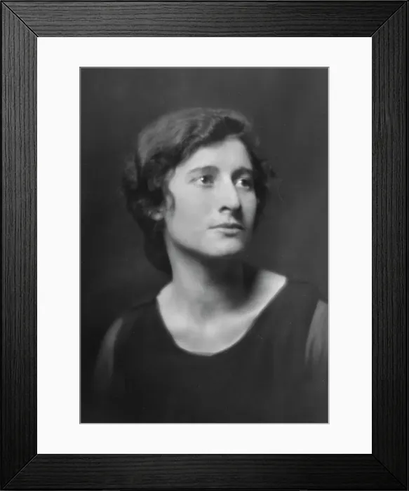 Framed Print : Miss Mildred S. Strauss, portrait photograph, 1918 Feb. 4. Creator: Arnold Genthe Framed Print : Miss Mildred S. Strauss, portrait photograph, 1918 Feb. 4. Creator: Arnold Genthe