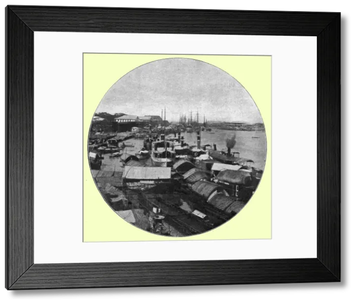 Framed Print : Vue de Manille; Les Terres Du Pacifique, 1914. Creator: Unknown Framed Print : Vue de Manille; Les Terres Du Pacifique, 1914. Creator: Unknown