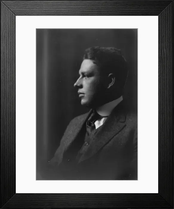 Framed Print : Devine, Edward L. Mr. portrait photograph, 1917 Oct. 18. Creator: Arnold Genthe Framed Print : Devine, Edward L. Mr. portrait photograph, 1917 Oct. 18. Creator: Arnold Genthe