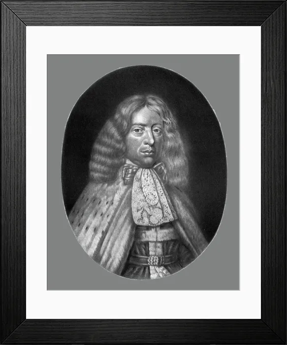 Framed Print : George, Earl of Berkeley; Obit 1698, 1812. Creator: Richard Earlom Framed Print : George, Earl of Berkeley; Obit 1698, 1812. Creator: Richard Earlom