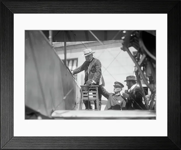 Framed Print : Curtiss Biplane 2 Engines, with Floats... 1917. Creator: Harris & Ewing. Curtiss Biplane 2 Engines, with Floats... 1917. Creator: Harris & Ewing Framed Print : Curtiss Biplane 2 Engines, with Floats... 1917. Creator: Harris & Ewing. Curtiss Biplane 2 Engines, with Floats... 1917. Creator: Harris & Ewing