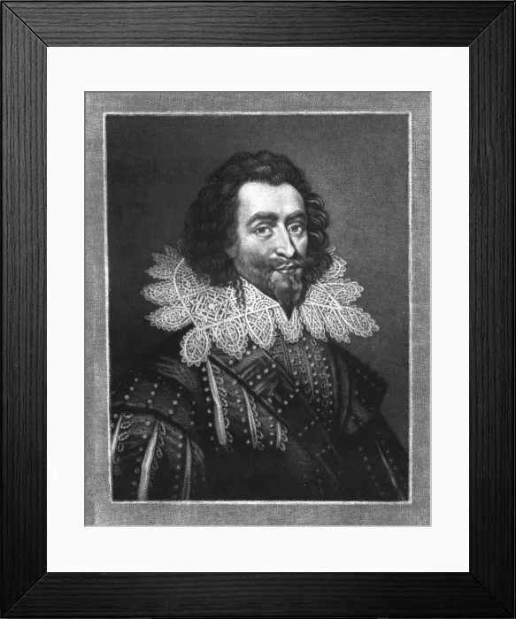 Framed Print : George Villiers, Duke of Buckingham; 1593-1628, 1810. Creator: Charles Turner Framed Print : George Villiers, Duke of Buckingham; 1593-1628, 1810. Creator: Charles Turner